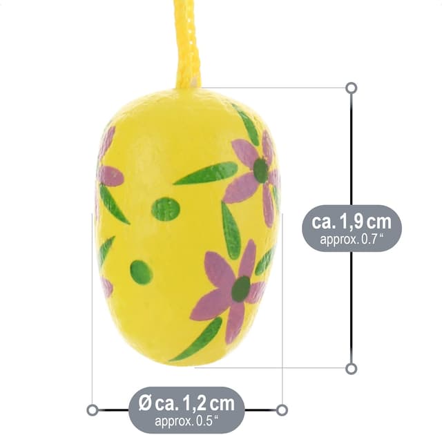 Thumbnail 5 de COM-FOUR® 24x œufs de Pâques à suspendre 🐣