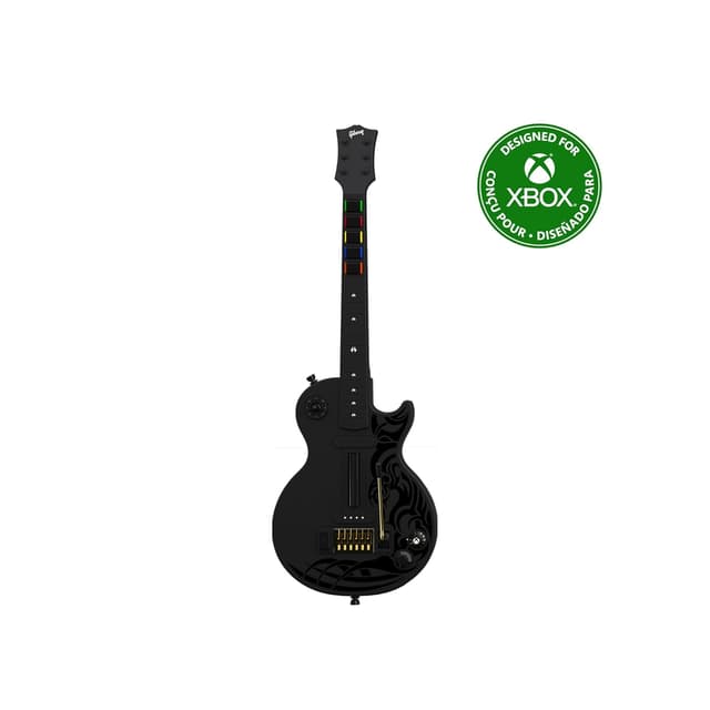 Detalle de CRKD Gibson Les Paul Guitar Controller (Black Tribal) — Licensed by Xbox for Rhythm Games