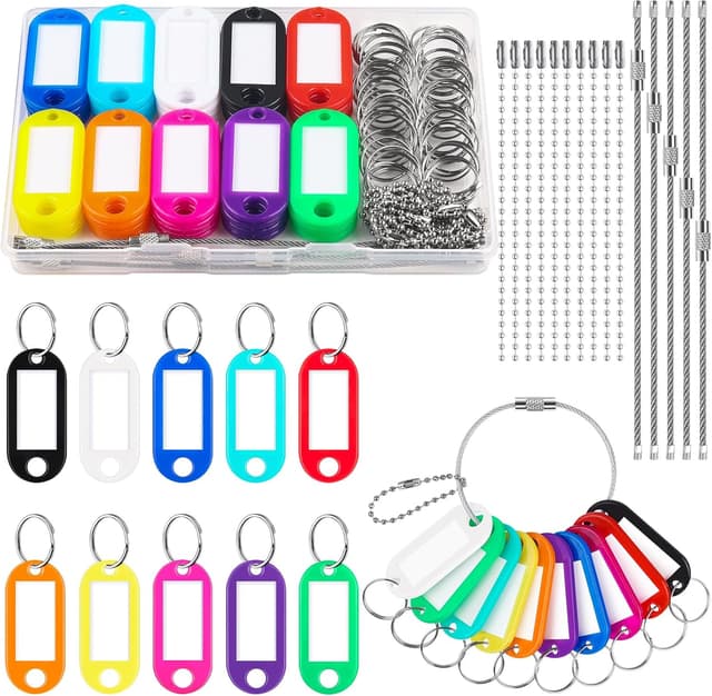 Detalle de Caianwin Schlüsselanhänger Set 50-teilig