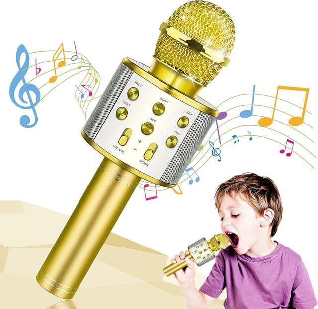 Detalle de Hapikids Karaoke Machine for Girls age 3–12 🎤