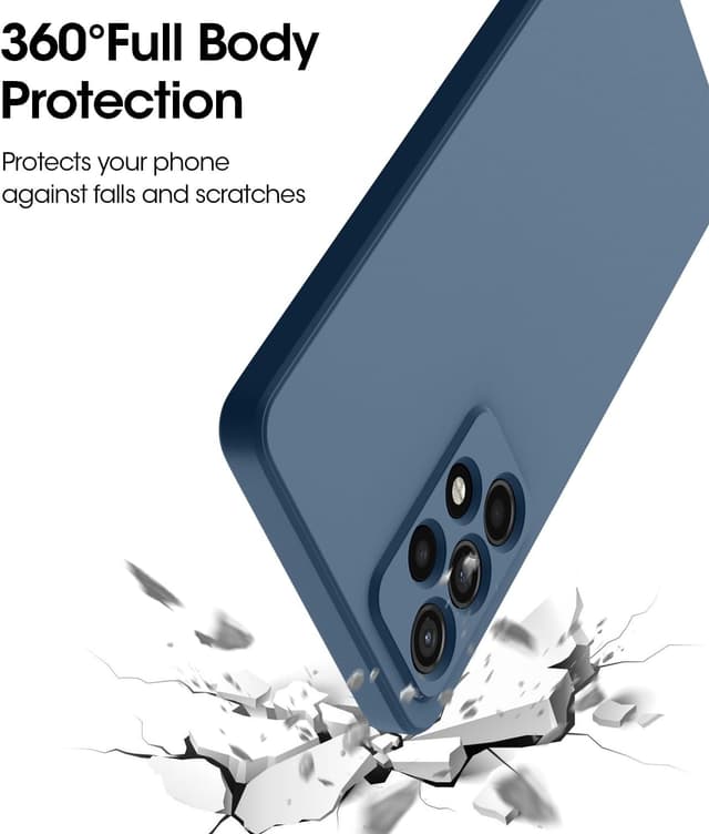 Thumbnail 2 de Kukiwhy Hülle für Samsung Galaxy A52S 5G/A52 Dunkel Blau