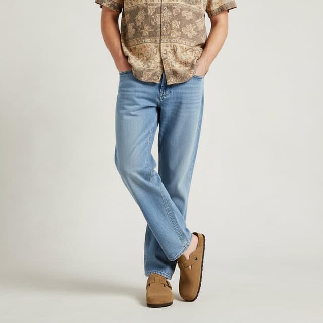 Thumbnail 6 de CUSHIONAIRE Haze Genuine Suede Leather Mens Clogs (Comfortable Slip-On with Adjustable Buckle)