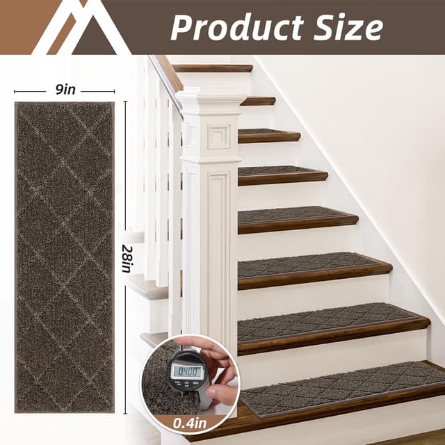 Thumbnail 6 de COSY HOMEER Stair Treads 28x9 in 🏠