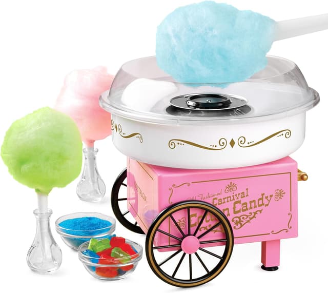 Detalle de Nostalgia Cotton Candy Maker Pink