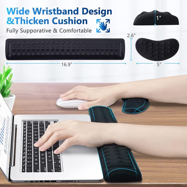 Thumbnail 6 de Handballenauflage Tastatur mit Massagepunkten