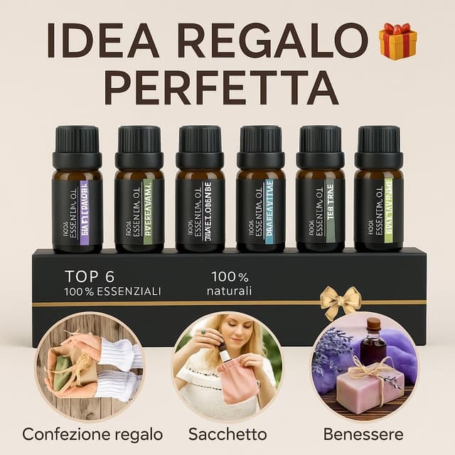 Thumbnail 1 de Crazy King Set 6 oli essenziali 10 ml per diffusore