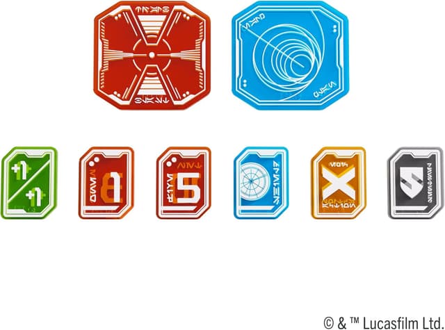 Detalle 2 de Gamegenic Star Wars Unlimited Premium Tokens PRO Expansion Pack: set di token premium in acrilico (55 pezzi)