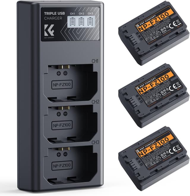 Detalle de K&F CONCEPT NP-FZ100 2280mAh Akkupack