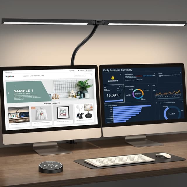 Detalle de Pzloz LED Desk Lamp 24W for Office — eye-care
