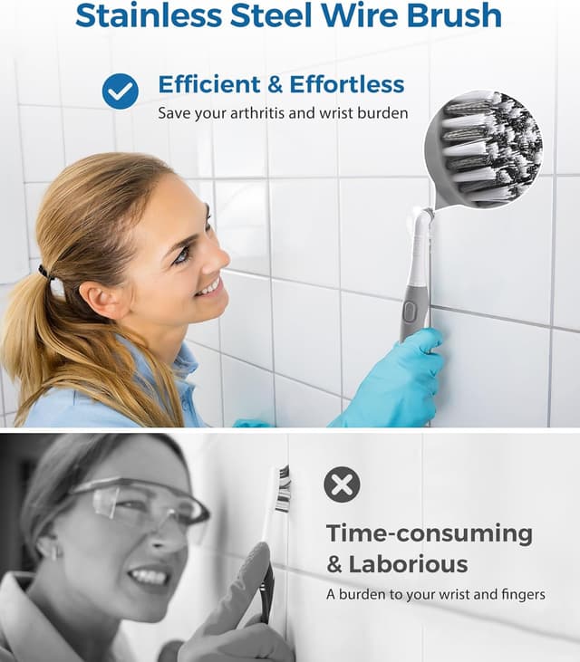 Thumbnail 2 de kHelfer Battery Powered Electric Grout Brush