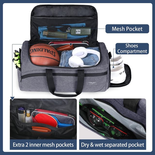 Detalle 2 de Fioretto FIORETTO 35L Sporttasche mit Nassfach