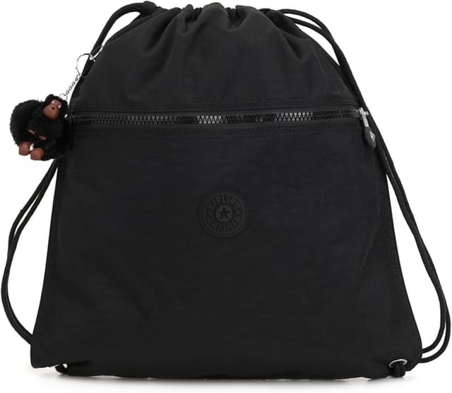 Imagen de Kipling Supertaboo Mochila Mediana 🖤 True Black en OfertitasTOP