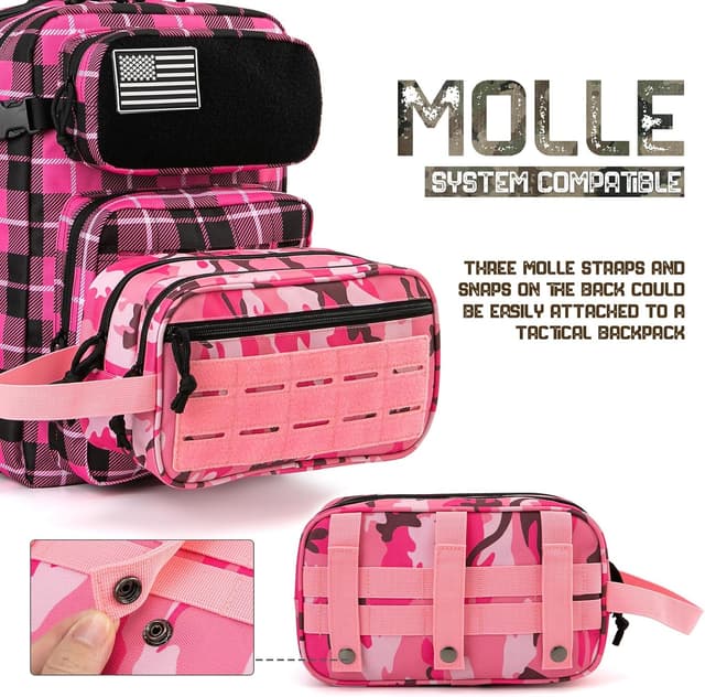 Thumbnail 4 de QT&QY Trousse toilette tactique 26×11×15 cm