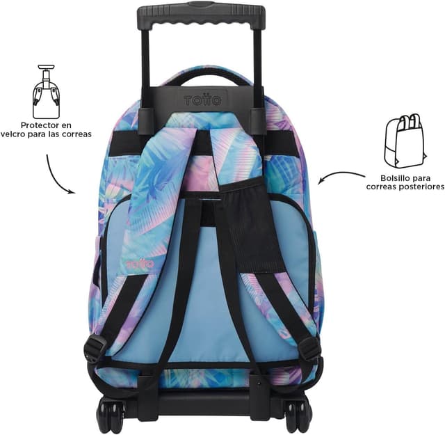 Detalle 2 de TOTTO Renglones mochila con ruedas 26,21 L