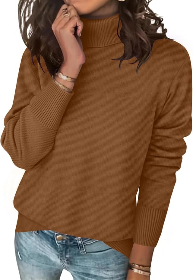 Thumbnail 5 de Zeagoo Turtleneck Chunky Knit Sweater for Women