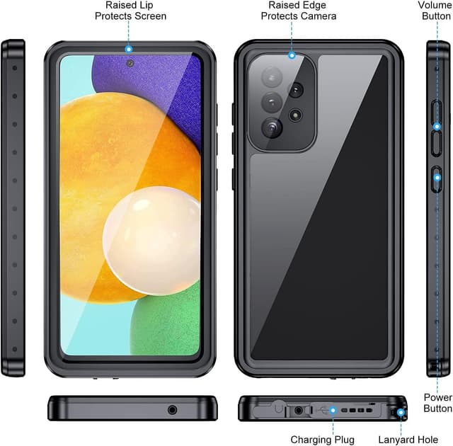 Thumbnail 6 de Beeasy Waterproof IP68 Shockproof Case for Samsung A52s 5G (with built-in screen protector)