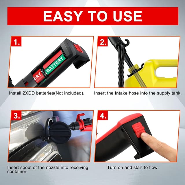 Thumbnail 6 de GEARLEADER Portable Power Fuel Pump ⛽