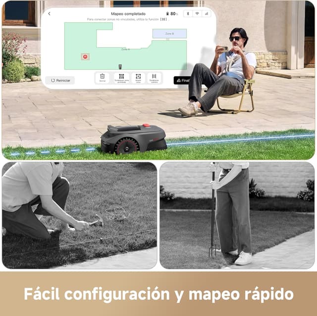 Detalle 2 de MOVA ViAX robot cortacésped