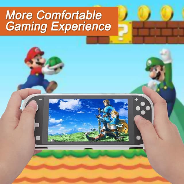 Thumbnail 6 de REDTRON Protective Case for Nintendo Switch Lite (2019) with TPU Cover, Tempered Glass Screen Protector & Thumb Grip Caps