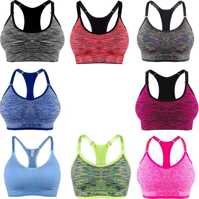 Detalle de Libella Reggiseno push up sportivo push-up bustier con sostegno forte 3714 (fitness top, imbottito)