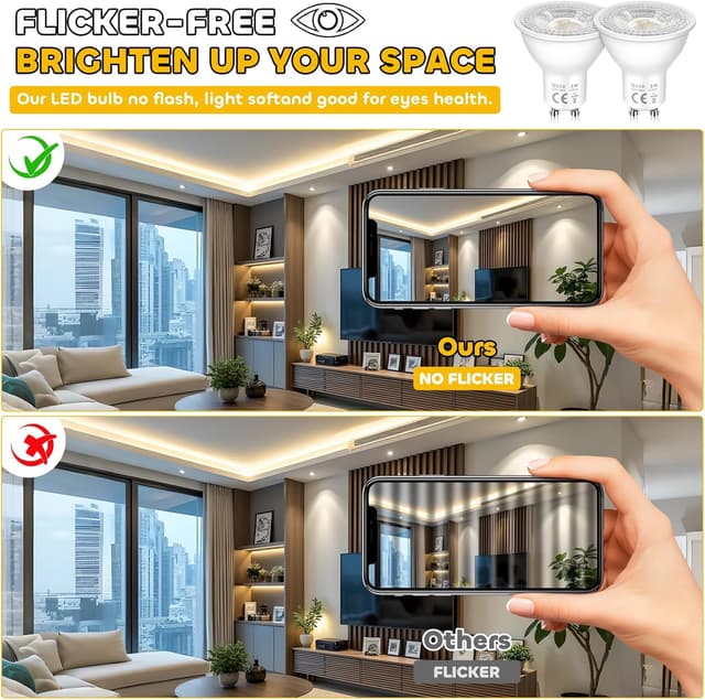 Thumbnail 5 de Bombillas LED GU10 Spot 5W 4000K 500 lm pack 10