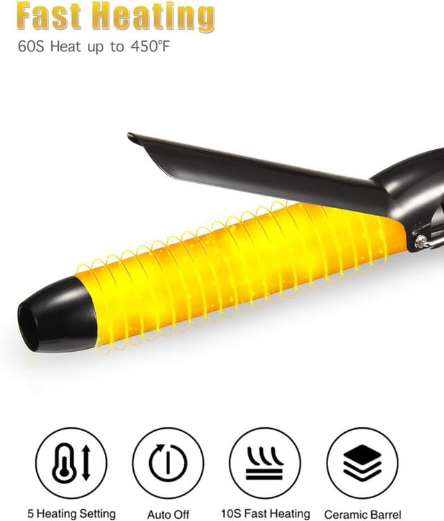 Thumbnail 6 de LANVIER 1.25 Inch Curling Iron 💇♀