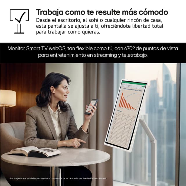 Thumbnail 3 de LG Smart Monitor Swing 32'