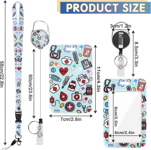 Detalle 2 de ID Badge Holder Retractable Reel 23 inch