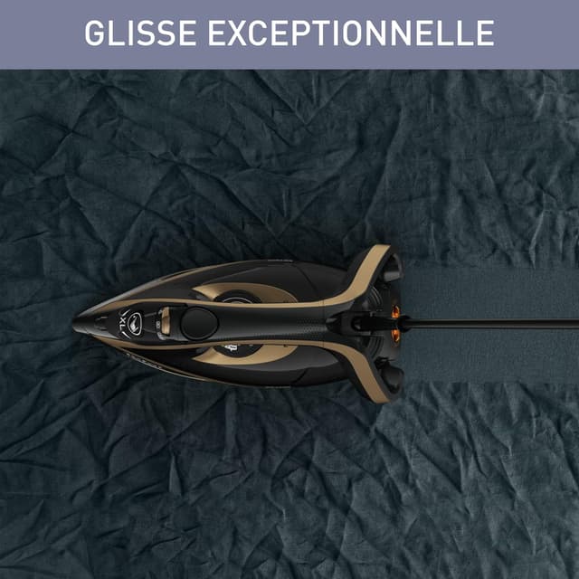 Detalle de Calor Puregliss FV8064C0 : fer à repasser vapeur 3 000 W avec pressing 280 g/min