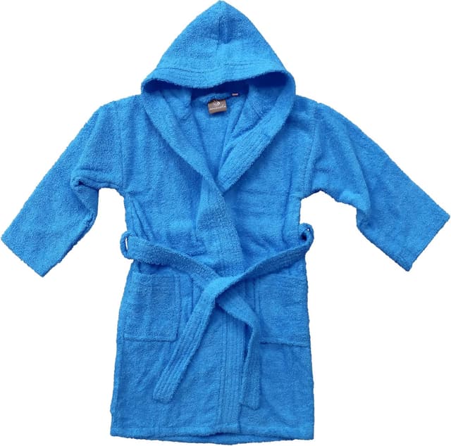 Thumbnail 6 de LEBENGOOD accappatoio bambino e bambina in 100% cotone con cappuccio, 2 tasche e cintura (unisex)