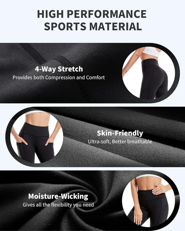 Thumbnail 6 de CAMBIVO Leggins Sportivi Donna Vita Alta