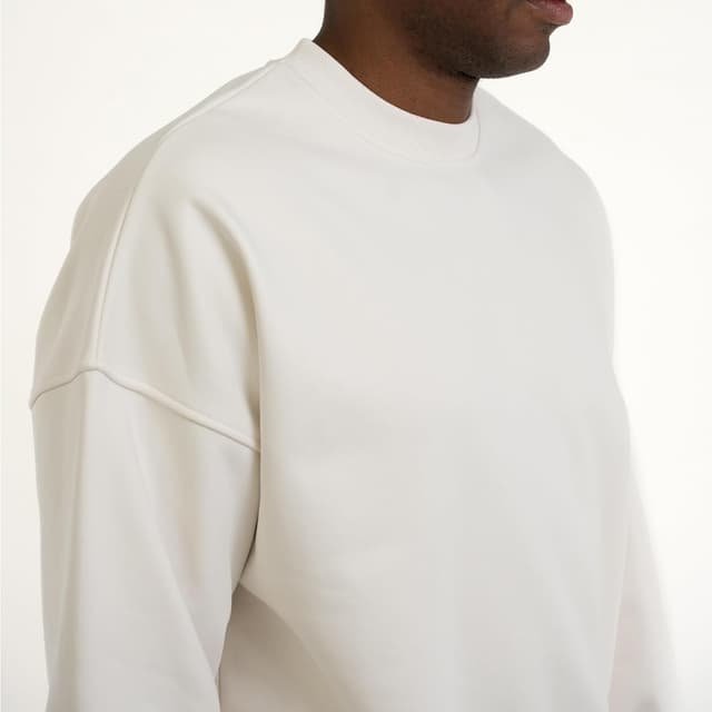 Detalle de Johnny Urban Carter Sweat oversize à col rond en coton (440 GSM) unisexe