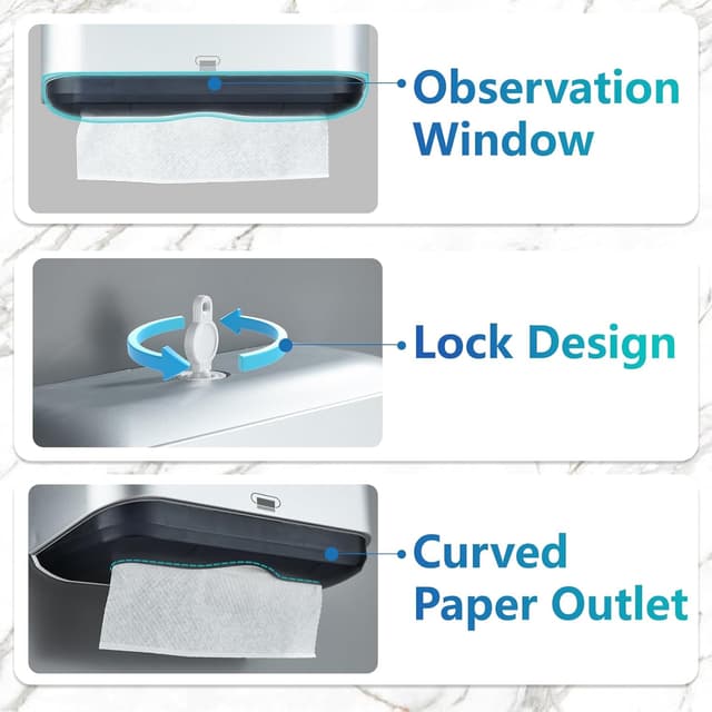 Thumbnail 2 de Commercial Paper Towel Dispenser Holder 200pcs đź§»