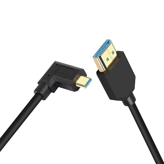 Detalle de Micro-HDMI zu HDMI Kabel 0,3 m 8K