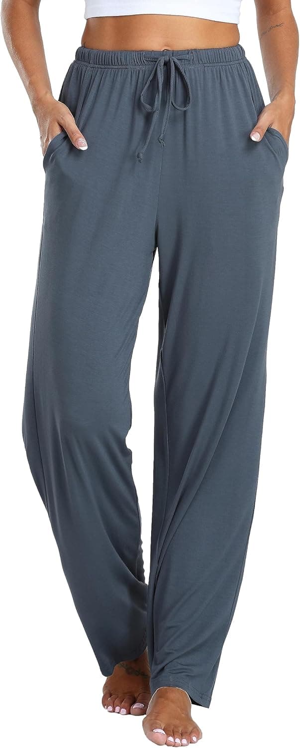 Detalle de Modal Schlafanzughose für Damen mit Taschen