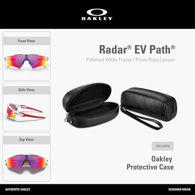 Detalle 2 de Oakley Men's OO9208 Radar EV Path Shield Sunglasses with PRIZM Road Lenses
