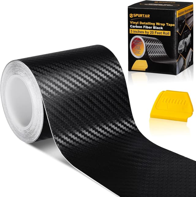Imagen de Spurtar Carbon Fibre Vinyl Wrap 7.6cm en OfertitasTOP