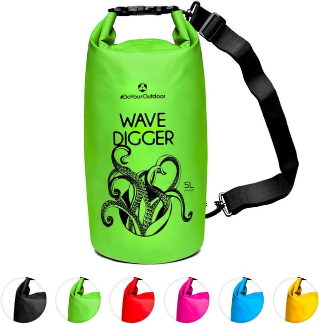 Detalle 2 de #DoYourSports Borsa impermeabile dry bag rolltop: zaino e borsa asciutta 2L/5L/10L/20L/30L per barca, kayak e pesca