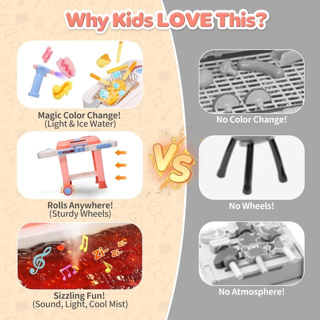 Detalle 2 de Cute Stone Grillspielzeug Farbwechsel