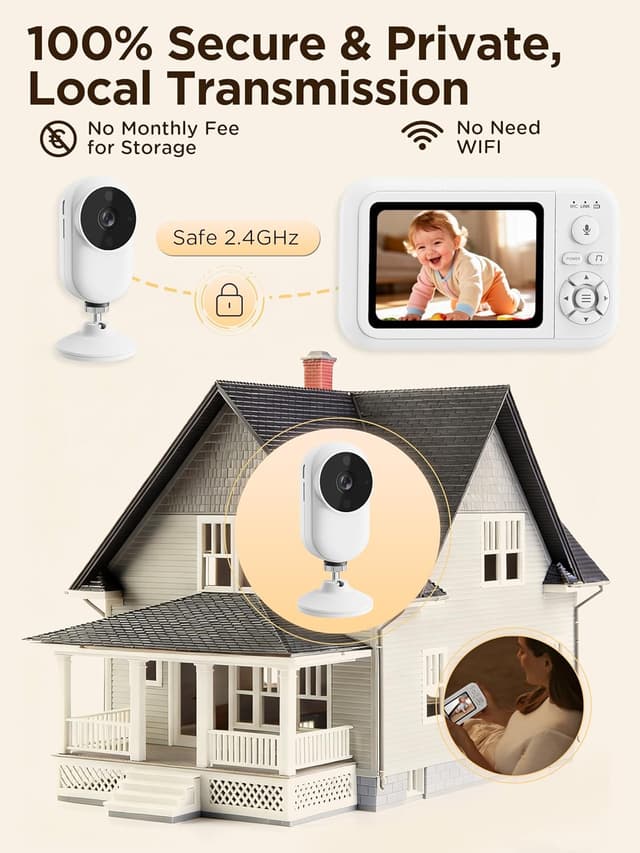 Thumbnail 6 de NUOTUN Baby Monitor 1080P with Camera