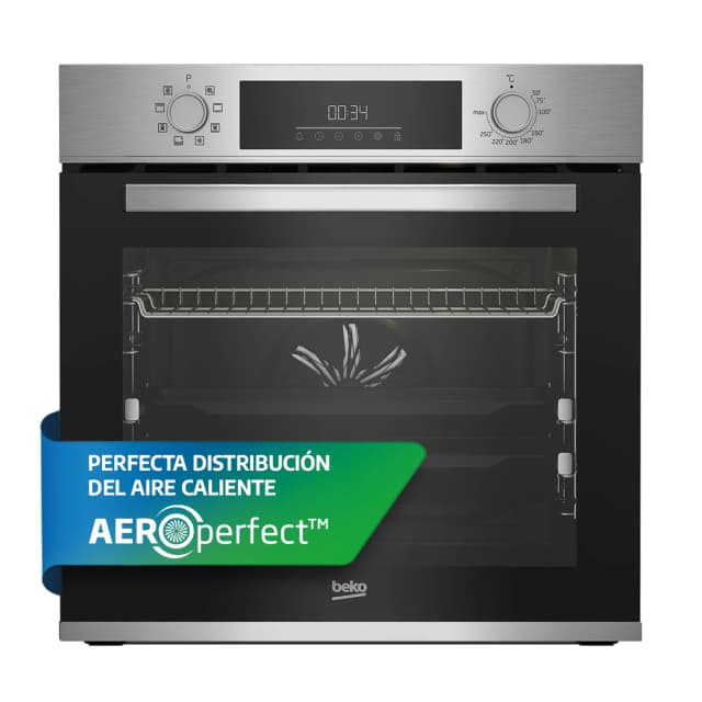 Detalle de Beko BBIM12301X horno 8 funciones 8 funciones