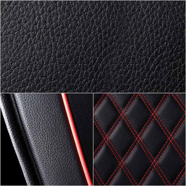 Thumbnail 2 de WANGIRL Sitzbezug Rückbank Schwarz Rot