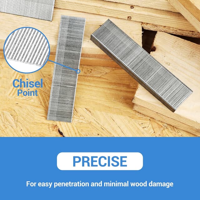 Detalle 2 de meite 15 mm 18 Gauge Brad Nails 1,000 pack