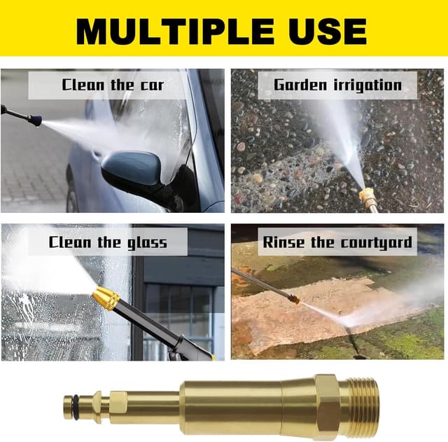 Thumbnail 3 de SANTUO Quick-Click M22x1.5 brass adaptor