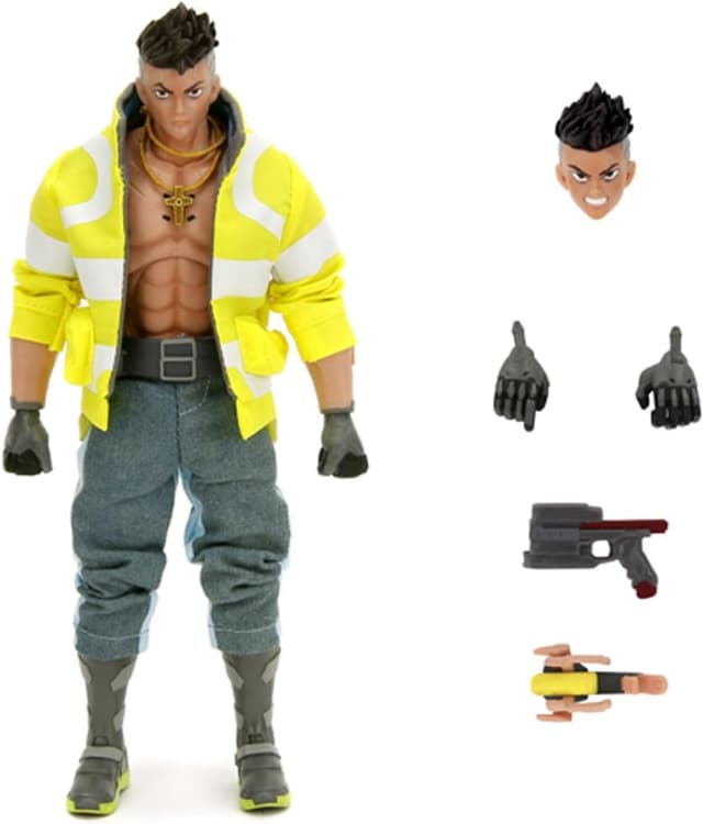 Detalle de Jada Cyberpunk Edgerunners David 15 cm articulada