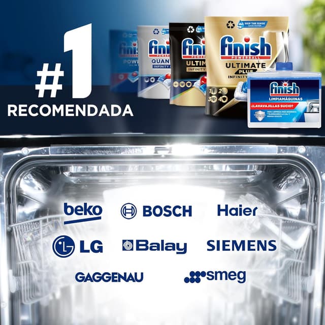Thumbnail 6 de Finish Limpiamáquinas 4 x 250 ml — elimina cal y grasa