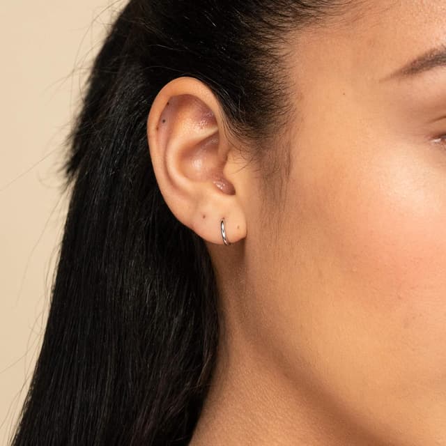 Thumbnail 3 de CERSLIMO Creolen Silber 925 Set 8mm