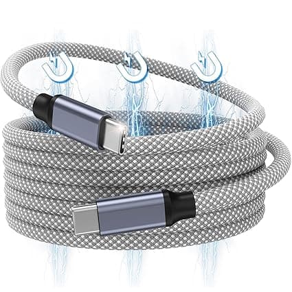 Imagen de Magtame Cable C USB Magnético 240W 5ft ⚡️ Carga Rápida en OfertitasTOP