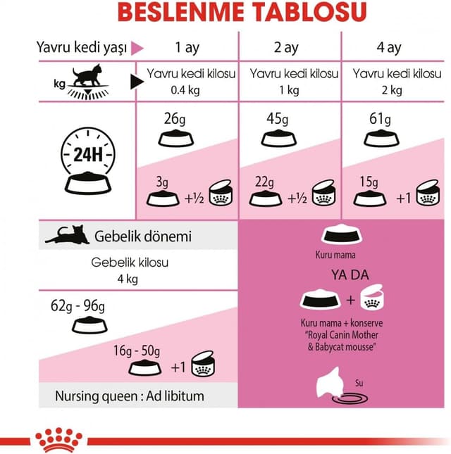 Detalle de ROYAL CANIN Babycat 34 (1) – RC Babycat 34, 4-kg-Trockenfutter für Katzen bis zu 4 Monaten