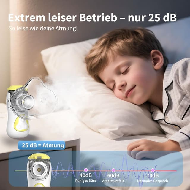 Detalle 1 de FEELLIFE Inhalationsgerät für Kinder und Erwachsene 🤧